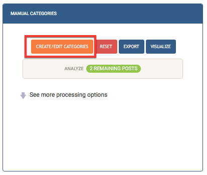 Netlytic - Categories Edit